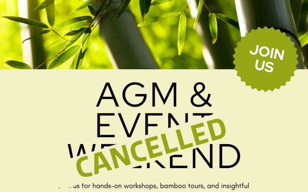 Update: Saturday’s Events Cancelled, AGM Moved Online Due to Weather